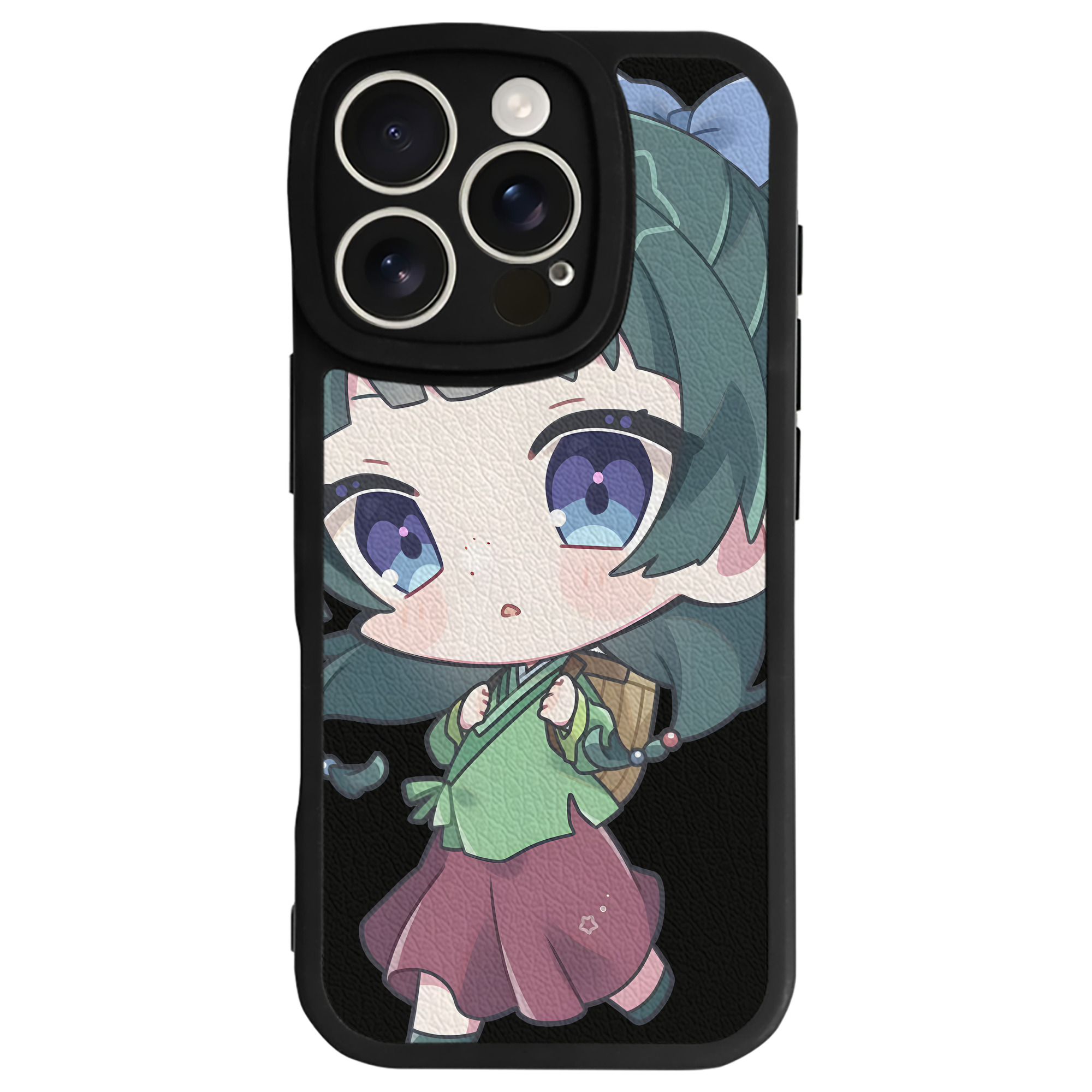 （画像用） 薬屋のひとりごと The Apothecary Diaries 【iPhone 16シリーズ対応】シリコンスマホケース（レザー調） 材質：シリコン